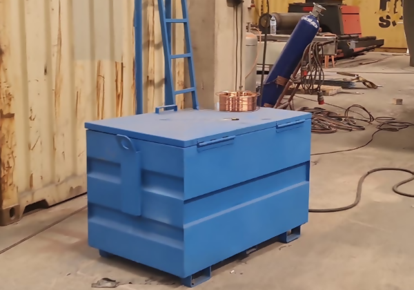 İstiflenebilir Forklift Uyumlu Metal Sandık