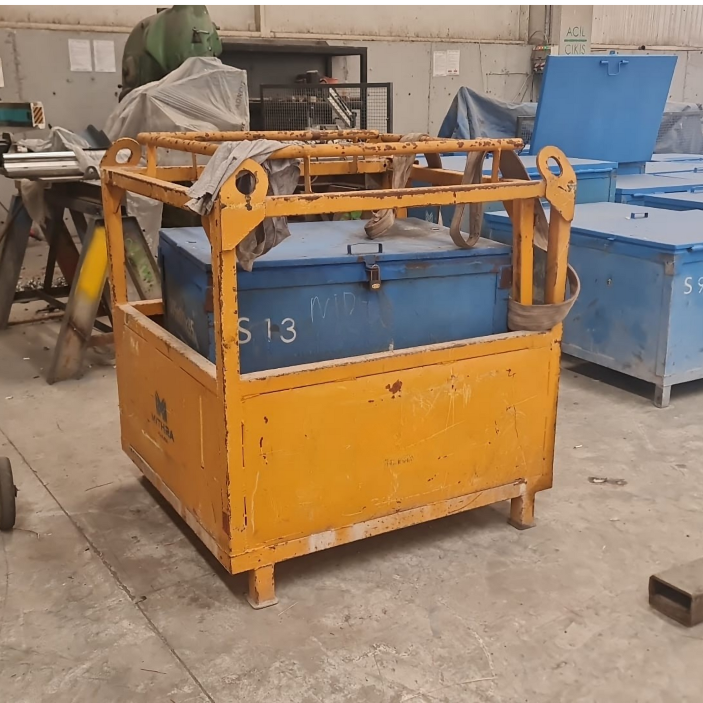 CE Sertifikalı Metal Taşıma Sepeti